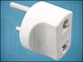 ПРЕХОД ЩЕПСЕЛ/ГНЕЗДО TST 10A 250V БЯЛ
