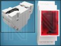 KU Z-106F 35x90x65mm GRAY/RED FOR DIN-RAIL