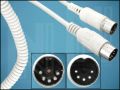 КАБЕЛ DIN/5p(M)-DIN/5p(M) 1/2,8M WHITE