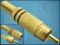 КОНЕКТОР RCA-F CC-010B GOLD ЩИВТОВ ПРАВ