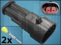 СЪЕДИНИТЕЛ 2pin AMP-282104-1 24V IP67 ЩИВТОВ