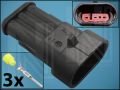 СЪЕДИНИТЕЛ 3pin AMP-282105-1 24V IP67 ЩИВТОВ