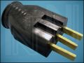 ЩЕПСЕЛ 16A 250V МОНОФАЗЕН ЧЕРЕН БАКЕЛИТ