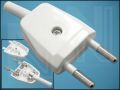 ЩЕПСЕЛ 2,5A 250V IESTO БЯЛ ЗА КАБЕЛ