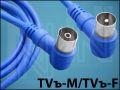 КАБЕЛ TV(M)-TV(F) 75om 1,5M ф5mm 3C2V ЪГЛОВ
